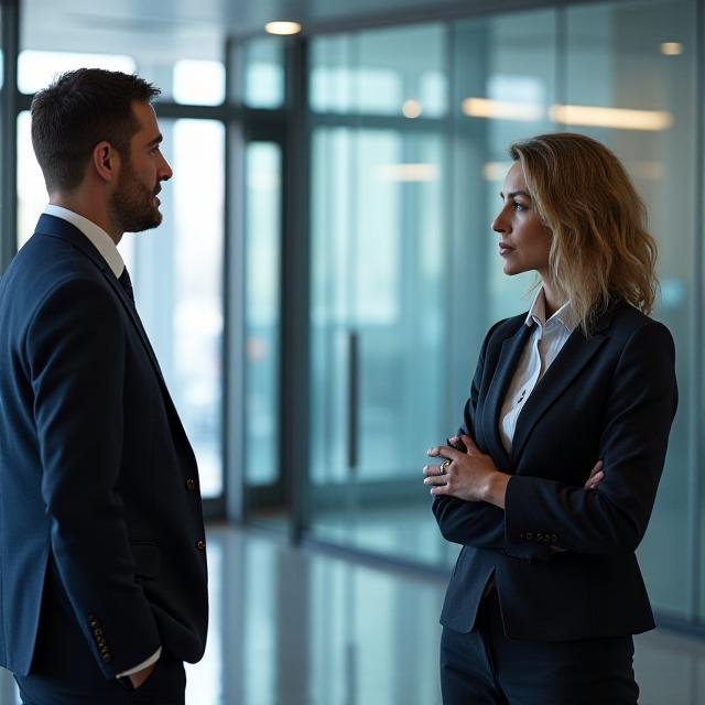 Executive leadership mentoring session in a professional industrial-style office